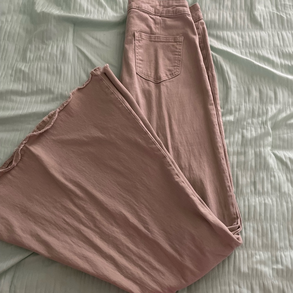 Women's Khaki Flared Jeans